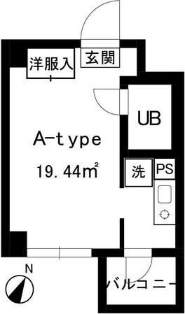 ブライトウエスト江田の物件間取画像